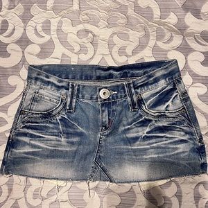 Used like new ladies mini skirt jeans.